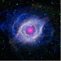 Roxo da NASA da nebulosa da hélice Esculturafotos