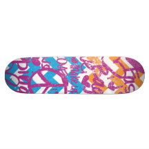 Roxo dos grafites skate