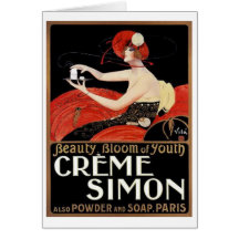 Sabões de Simon do creme Cartão