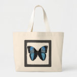 Saco azul da arte da borboleta de Boho Bolsas Para Compras
