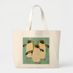 Saco azul da lagoa dos pinguins bolsa para compras