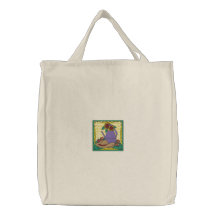 Saco bordado de jardinagem do verão bolsa para compra