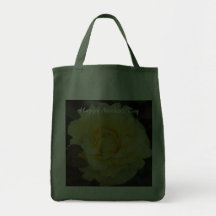 Saco cor-de-rosa do dia das mães feliz bolsa de lona