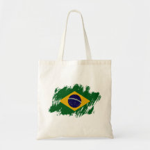 Saco da BANDEIRA de BRASIL Bolsas De Lona
