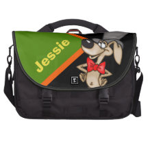 Saco da viagem ao trabalho do cão dos desenhos ani