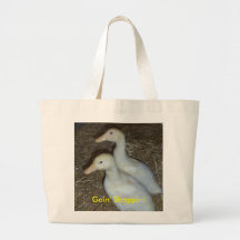 Saco de compras do pato bolsas