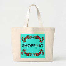 Saco de compras dos rosas bolsa para compras