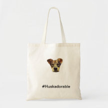 Saco de compras #Huskadorable Bolsas De Lona