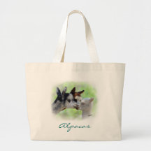 Saco de três alpacas bolsas para compras