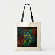 Saco do monograma da arte abstracta da génese bolsa para compra