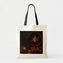 Saco do monograma da arte abstracta de Stargate Bolsa De Lona