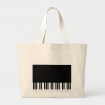 Saco do teclado de piano bolsas para compras