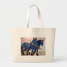 saco dos cavalos de esboço bolsas de lona
