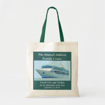 Saco esplêndido do costume do navio de cruzeiros bolsa