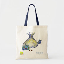 Saco mundano do alho bolsa para compras