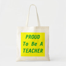 Saco orgulhoso do professor bolsas