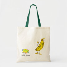 Saco vertiginoso da banana bolsa de lona