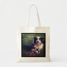 Sacola bonito dos cães bolsa para compra