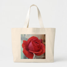 Sacola da rosa vermelha bolsas para compras
