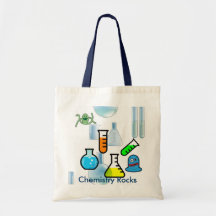 Sacola das canvas da ciência bolsa de lona