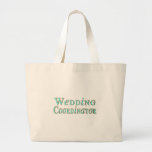Sacola do coordenador do casamento bolsas de lona