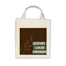 Sacola local de Farmers_Organic do apoio Bolsas Para Compras