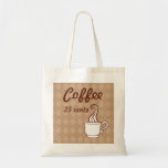 Sacola retro do café bolsas