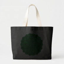 Sacola verde desvanecida bolsa de lona