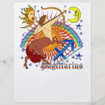 Sagittarius-Zodiac-Design-V-1 Panfleto Personalizado