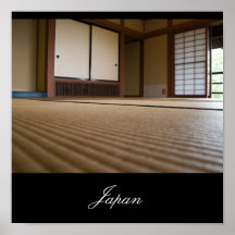 Sala japonesa tradicional, imagens de Japão Posteres
