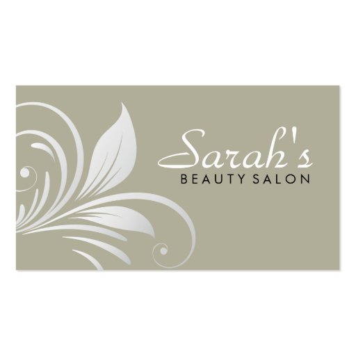 Salão de beleza - cartões de visitas
