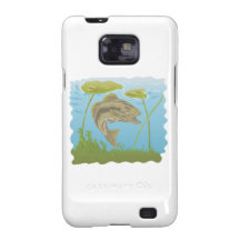 salto do baixo largemouth capa para galaxy s2