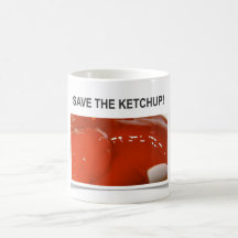 Salvar a ketchup! caneca