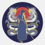 Samurai sete adesivos