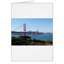 San Francisco golden gate bridge Cartão