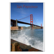 San Francisco golden gate bridge Cartões