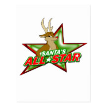 santasallstar cartão postal