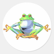 Sapo Meditating Adesivos