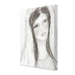 Saraiva Mary Impressão De Canvas Esticada