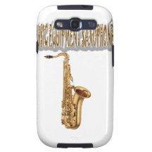 Saxofone do equipamento da música galaxy s3 capas