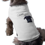 Schatzi diz: Eu como Vegans para o pequeno almoço Camisa Para Cães