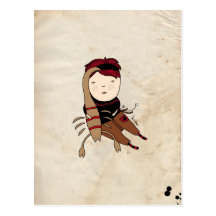 Scorpio Boy Zodiac Sign Tarjeta Postal