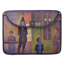 Secundário de circo - arte do vintage por Seurat capas para macbook da rickshaw