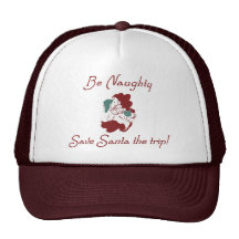 Seja papai noel impertinente bonés