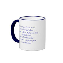 Seja você mesmo caneca