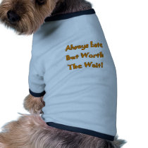 Sempre tarde roupas para animais de estimação