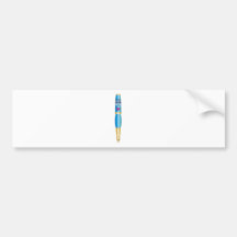 Senhora azul Caneta Desenhos animados Adesivos