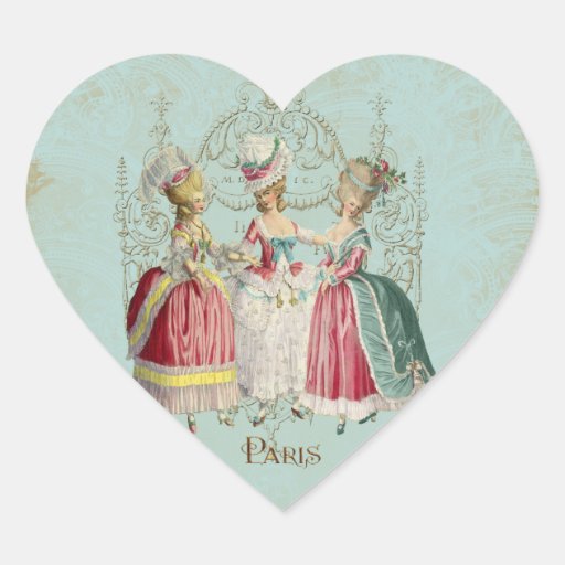 Senhoras de Paris do francês de Marie Antoinette Adesivo