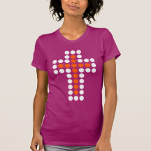 Série SANTAMENTE dos PONTOS… (white&orange) Tshirts