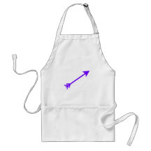 Seta 35deg roxo os presentes de Zazzle do MUSEU Avental